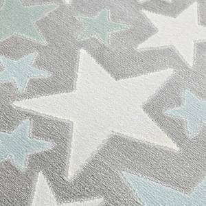 Kinderteppich Stella Kunstfaser - Grau / Taubenblau - 200 x 300 cm