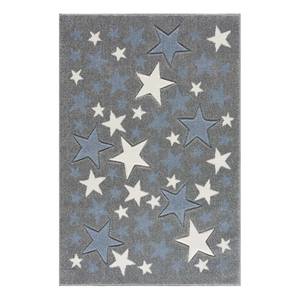 Kindervloerkleed Stella kunstvezels - Grijs/Duifblauw - 160 x 230 cm
