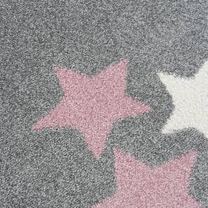 Kinderteppich Spring Kunstfaser - Grau / Pink - 120 x 180 cm