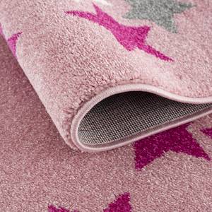 Tapis enfant Spring Fibres synthétiques - Rose / Blanc - 120 x 180 cm