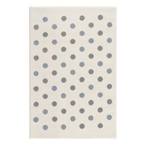 Kindervloerkleed Confetti kunstvezels - Crèmekleurig/Grijs - 120 x 180 cm