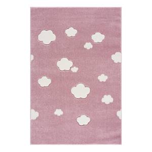 Kindervloerkleed Sky Cloud kunstvezels - Oud pink - 160 x 230 cm