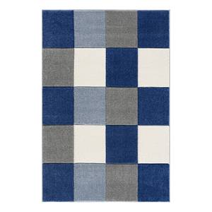 Kindervloerkleed Checkerboard kunstvezels - Blauw - 160 x 230 cm