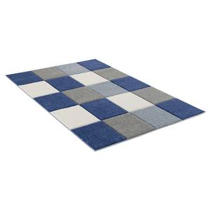Tapis enfant Checkerboard Fibres synthétiques - Bleu - 120 x 180 cm