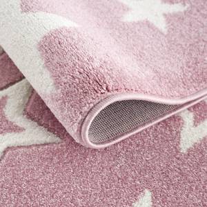 Tapis enfant Galaxy Fibres synthétiques - Rose / Blanc - 160 x 230 cm