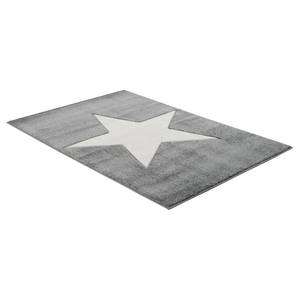 Kindervloerkleed Shootingstar kunstvezels - Grijs/crèmekleurig - 160 x 230 cm