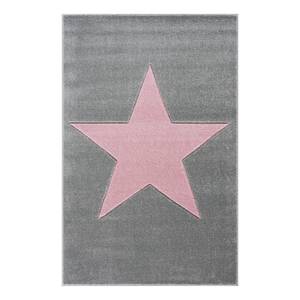 Tapis enfant Shootingstar Fibres synthétiques - Gris / Rose vieilli - 120 x 180 cm