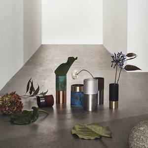 Vase True Colour I Metall - Ozean / Kupfer