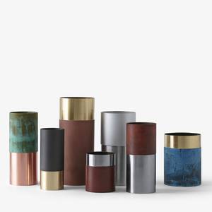 Vase True Colour I Metall - Ozean / Kupfer