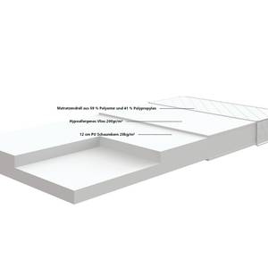 Matratze Vipack Soft Beige - Andere - Textil - 200 x 15 x 90 cm