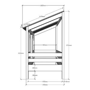 Hausbett Vipack I 1 Bettkasten