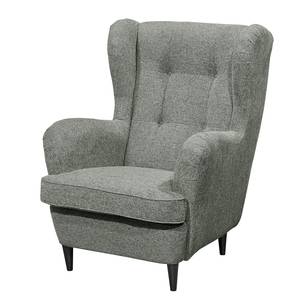 Fauteuil Marson geweven stof/microvezel - Geweven stof Roge: Grijs