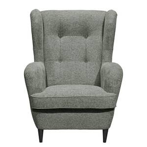 Fauteuil Marson geweven stof/microvezel - Geweven stof Roge: Grijs