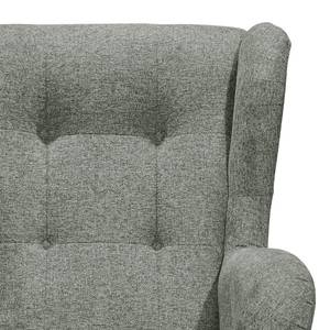 Fauteuil Marson geweven stof/microvezel - Geweven stof Roge: Grijs