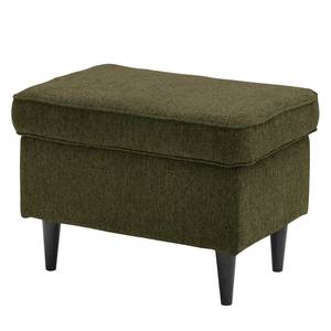 Repose-pieds Marson Tissu, microfibre - Tissu Roge: Vert olive