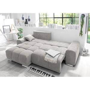 Ecksofa Mimet Microfaser - Microfaser Ranu: Silber