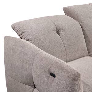 Ecksofa Welaka Webstoff - Longchair davorstehend rechts