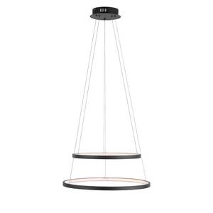 LED-hanglamp Circle III acrylglas/ijzer - 2 lichtbronnen