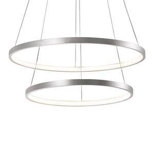 LED-hanglamp Circle IV acrylglas/ijzer - 2 lichtbronnen