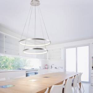 LED-hanglamp Circle IV acrylglas/ijzer - 2 lichtbronnen