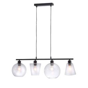 Suspension Sophie Verre / Fer - 4 ampoules