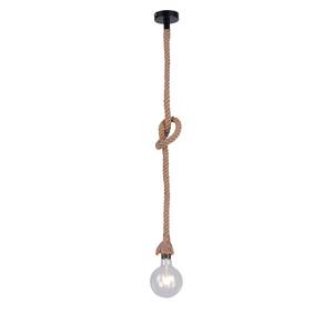 Suspension Rope I Fibres naturelles - 1 ampoule