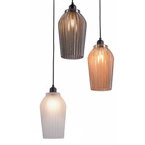 Hanglamp Tabea glas/ijzer - 3 lichtbronnen