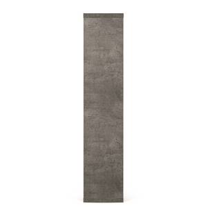 Étagère Berlin Blanc mat - Imitation béton - 70 x 159 cm