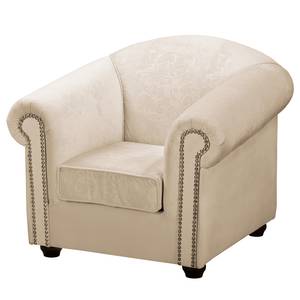 Fauteuil Ballard Tissu - Crème