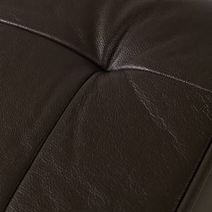 Fauteuil relax + repose-pieds Westerwald Cuir véritable / Imitation cuir - Marron