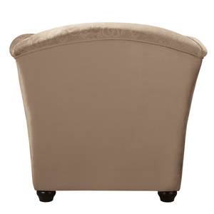 Fauteuil Aviston geweven stof - Cappuccinokleurig