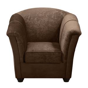 Fauteuil Aviston geweven stof - Bruin