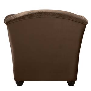 Fauteuil Aviston geweven stof - Bruin