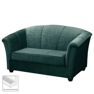 Sofa Aviston (2-Sitzer) Webstoff - Petrol