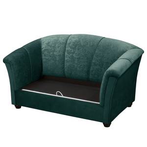 Sofa Aviston (2-Sitzer) Webstoff - Petrol