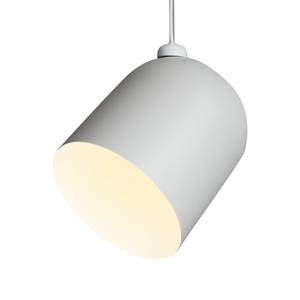 LED-hanglamp Angle staal - 1 lichtbron - Wit