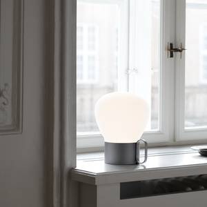 Lampe Nuru Polyester PVC / Aluminium - 1 ampoule - Gris