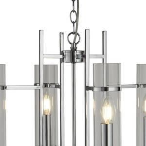 Hanglamp Milo glas / staal - 4 lichtbronnen