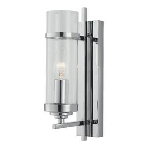 Wandlamp Milo transparant glas / staal - 1 lichtbron