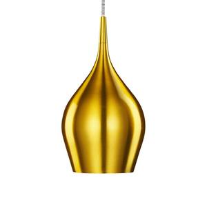 Hanglamp Vibrant aluminium - 1 lichtbron - Geel