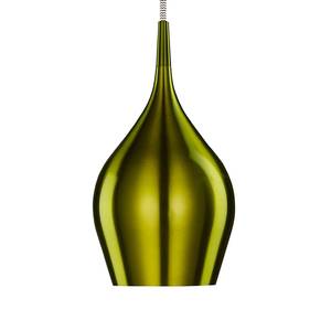 Hanglamp Vibrant aluminium - 1 lichtbron - Groen