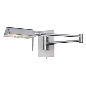 Wandlamp Wall V staal - 1 lichtbron