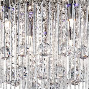 Plafondlamp Beatrix kristalglas / aluminium - 8 lichtbronnen