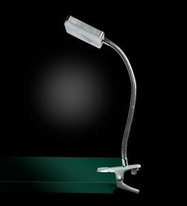 Lampe Brent Plexiglas / Aluminium - 1 ampoule