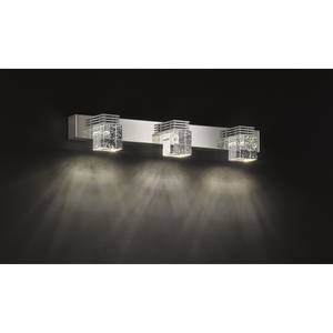 Éclairage miroir salle de bain Dirk Polyéthylène / Aluminium - Nb d'ampoules : 3