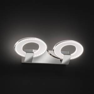 LED-badkamerlamp Cindy polycarbonaat/aluminium - Aantal lichtbronnen: 2