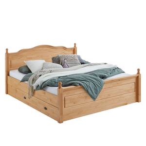 Houten bed Inga massief grenenhout - Geloogd grenenhout