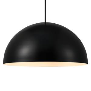 Hanglamp Ellen staal - 1 lichtbron - Zwart - Diameter: 40 cm