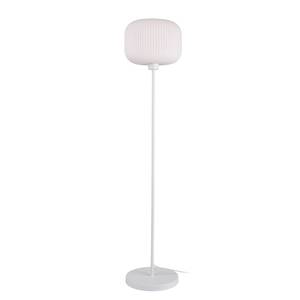 Lampadaire Milford Verre opalin / Acier - 1 ampoule