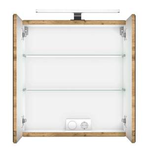 Spiegelkast Cevio inclusief verlichting - Eikenhoutlook wotan - Breedte: 60 cm